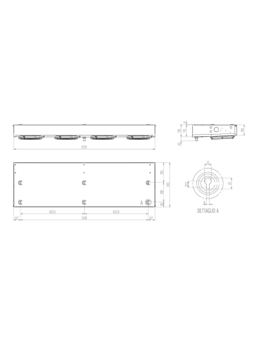 RIVACOLD RSR4380BED Evaporatore Compatto