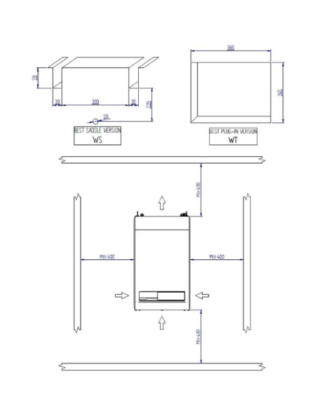 SYSTÈME DE RÉFRIGÉRATION MONOBLOC RIVACOLD BEWS (R290) BEWS251MA05P11-5m³