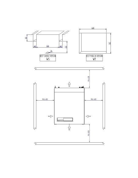 SYSTÈME DE RÉFRIGÉRATION MONOBLOC RIVACOLD BEWS (R290) BEWS301MA40P11-23.9m³