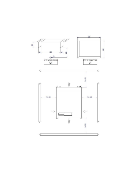 IMPIANTO FRIGO MONOBLOCCO RIVACOLD BEWS (R290) BEWS302LA50P12-31.9m³