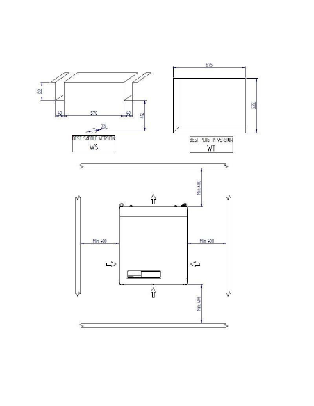 IMPIANTO FRIGO MONOBLOCCO RIVACOLD BEWS (R290) BEWS352MA60P11- 41.5m³