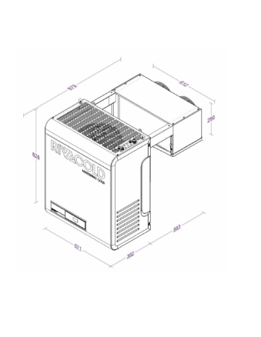 IMPIANTO FRIGO MONOBLOCCO RIVACOLD BEWS (R290)