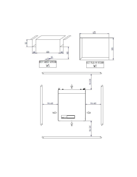 IMPIANTO FRIGO MONOBLOCCO RIVACOLD BEWS (R290)BEWS352LA70P11-34.4m³