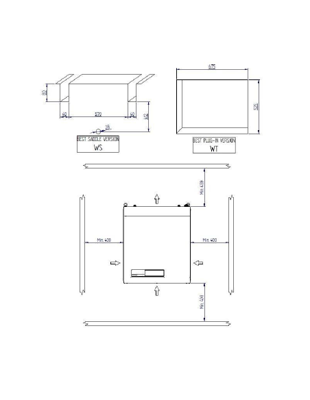 RIVACOLD BEWS MONOBLOCK REFRIGERATION SYSTEM (R290) BEWS352LA70P12-34.4m³