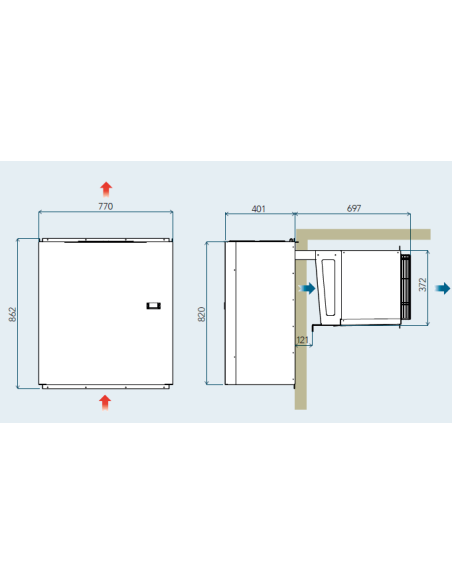 ACN200 Monoblockwand 6 Kubikmeter