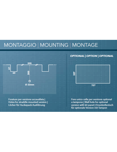 ACB210 Monoblocco Parete 8.3 metri cubi