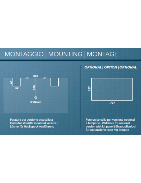 ACB210 Monoblocco Parete 8.3 metri cubi