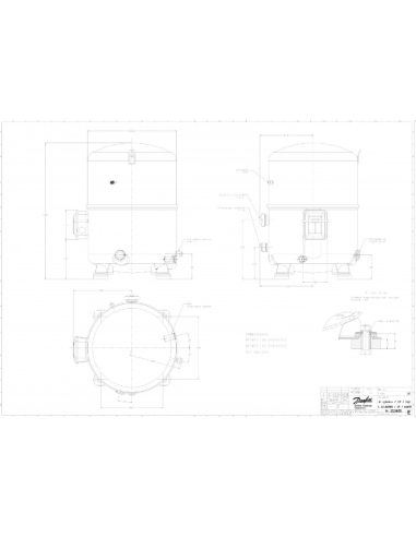 Compressore DANFOSS MANEUROP MTZ144-4VM 241.87...
