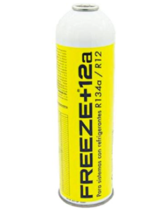 FREEZE+ 12a Organic Refrigerant, replacement for R12, R1234yf and R134 gases.