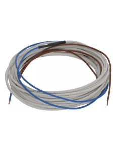 Resistencia de drenaje de condensación de silicona con cable de 81 W para puertas de cámaras frigoríficas.