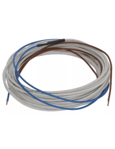 Resistencia de drenaje de condensación de silicona con cable de 95 W para puertas de cámaras frigoríficas.