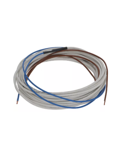 Resistencia de drenaje de condensación de silicona con cable de 117 W para puertas de cámaras frigoríficas.