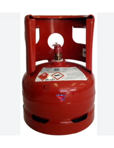 1234yf Kryon® HFO yf en bidon de 6 L / 5 kg - 42 bar T-PED - valve 21,8 x 1/14 gauche