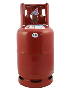 Bouteille de 13 litres Kryon® R32 à pédale en T, réutilisable - 9 kg - valve 21,8 x 1/14 LH
