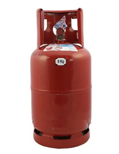 R32 Kryon® 32 in 13 Lt. returnable T-Ped cylinder - 9 Kg - valve 21.8 x 1/14 LH