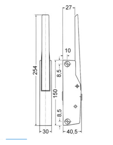 DX-SX 790 CR Verschluss für Kühlräume