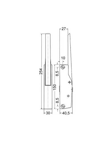 DX-SX 795 CR Verschluss für Kühlräume
