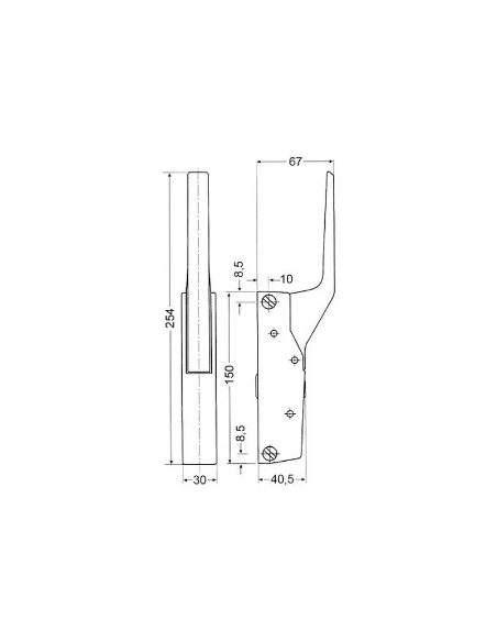 DX-SX 791 CR Verschluss für Kühlräume