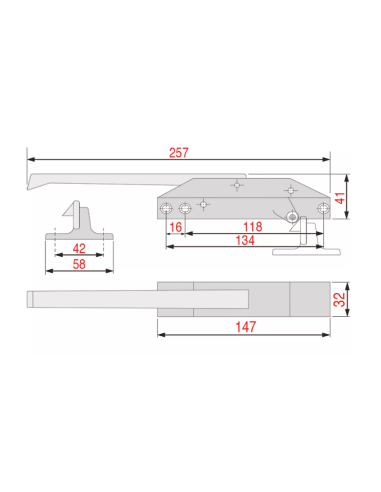CHIUSURA DX-SX I-104 per celle frigorifere –...