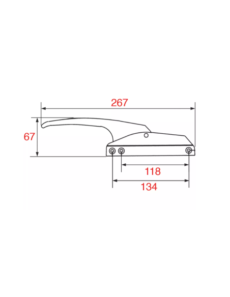 Chiusura DX-SX 174 CR per celle frigorifere
