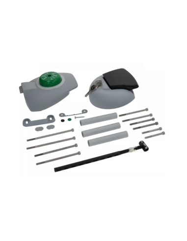 Right-Left Ball Closure with Lock for Cold Storage Rooms