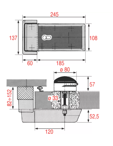 921 Right-Left Closure for Cold Storage Rooms