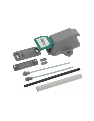Internal handle with lock 145x79 mm, centre distance 110