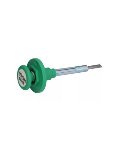 Bouton intérieur avec verrouillage et crochet réglable pour portes de 76 à 92 mm