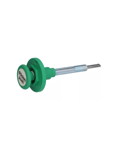Bouton intérieur avec verrouillage et crochet réglable pour portes de 76 à 92 mm