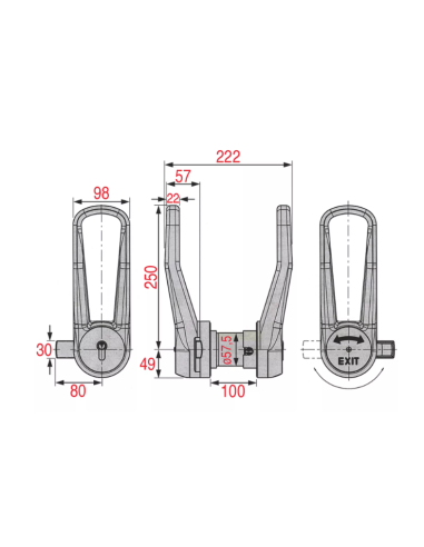 STUV 3.31.0654.1 / 3.31.0654 right-hand closure...