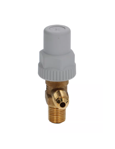 Robinet de réservoir CASTEL 1/4" NPT x 1/4" SAE vertical