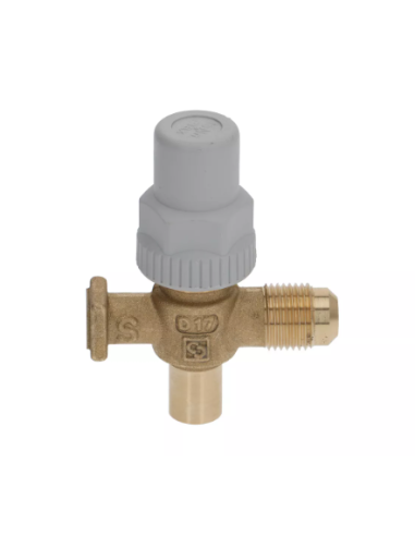 Rubinetto per sistemi ermetici 3/8" SAE con...