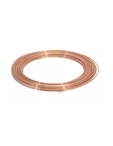 Tube en cuivre recuit Ø 10 x 1 mm, rouleau de 50 m