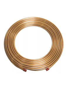 Tube en cuivre recuit Ø 1/4" x 0,8 mm - rouleau de 15 m