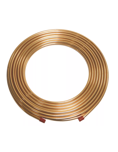 Annealed copper tube Ø 1/4" x 0.8 mm - 15 m roll
