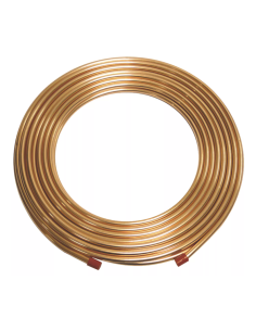 Geglühtes Kupferrohr Ø 3/8" x 0,8 mm - 15 m Rolle