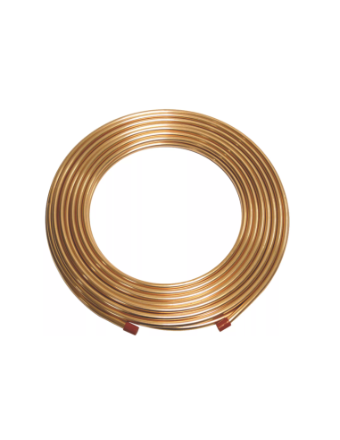 Tube en cuivre recuit Ø 1/2" x 0,8 mm - rouleau de 15 m
