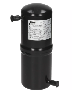 Ricevitore di Liquido 0,88 L Ø77 x H220 mm Attacchi Ø6,2 mm