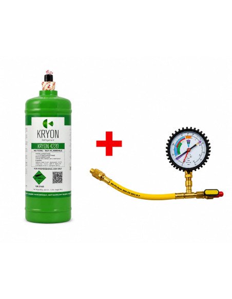 Kit de recharge de gaz réfrigérant R422D - 1 Lt - 0,9 kg